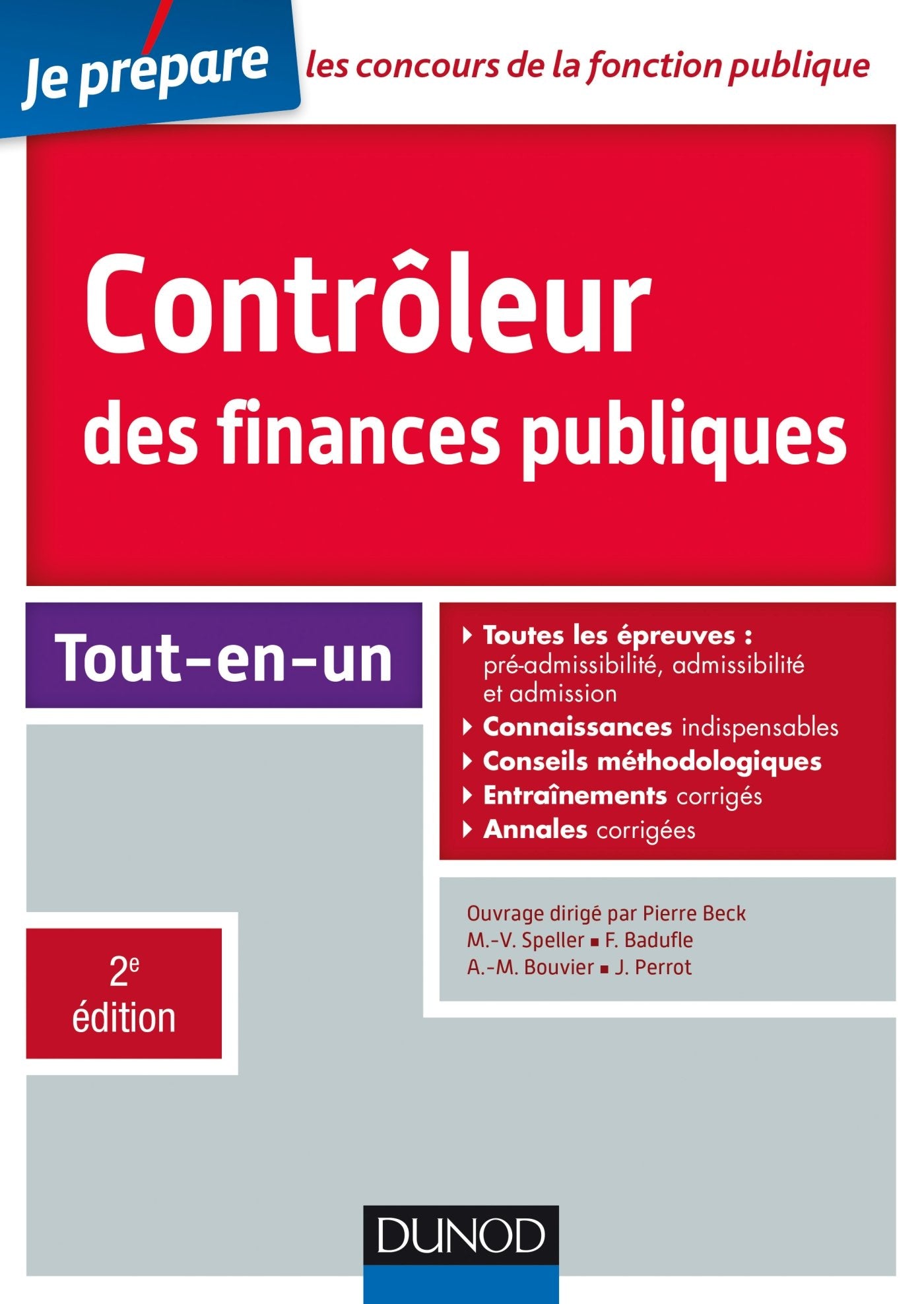 Contrôleur des finances publiques: Tout-en-un book
