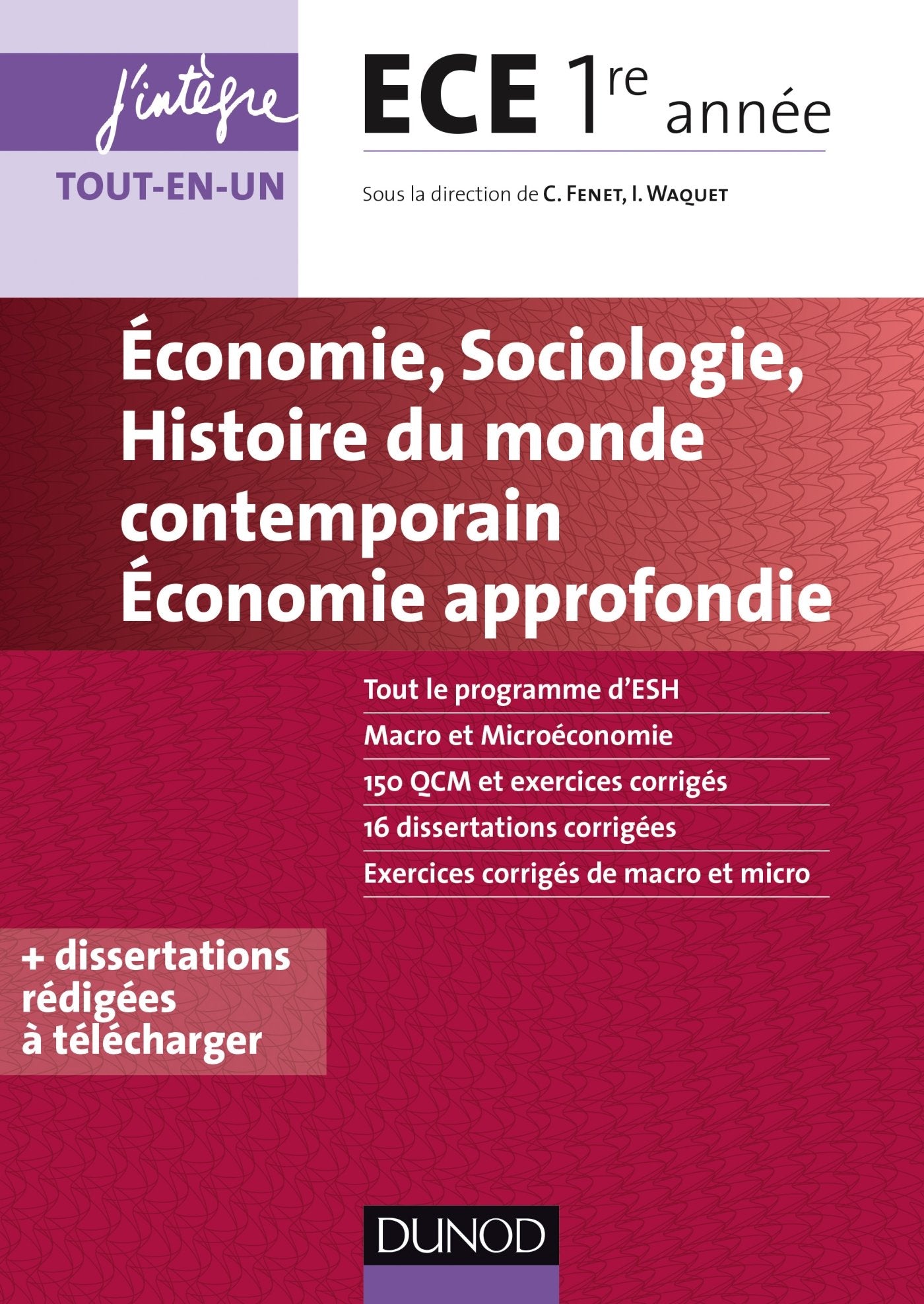 Economie, sociologie, histoire du monde contemporain, économie approfondie ECE 1re année Books