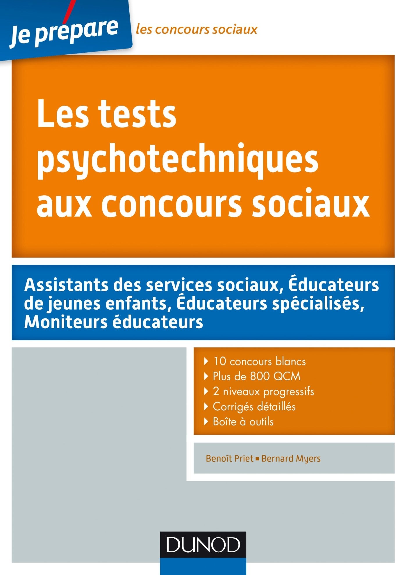 Les tests psychotechniques aux concours sociaux book