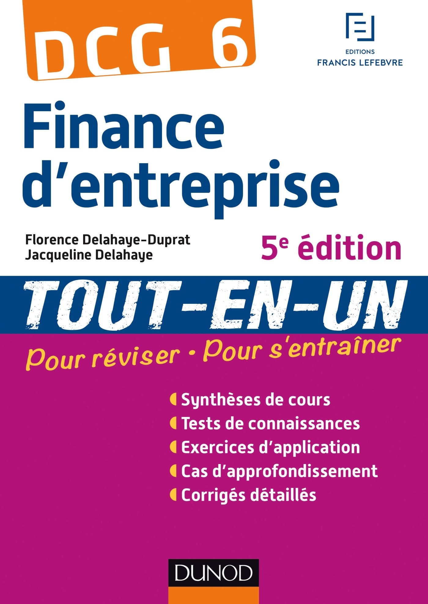 DCD 6 Finance d'entreprise tout-en-un book