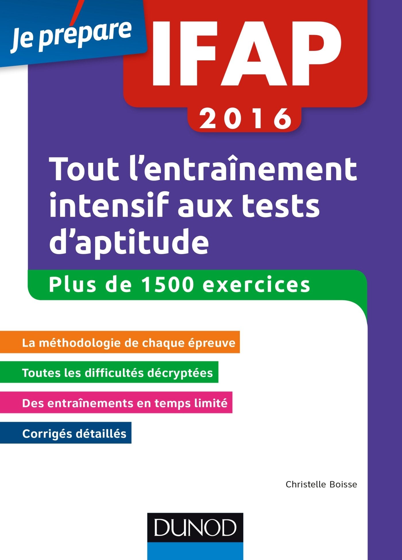 IFAP: Tout l'entraînement intensif aux tests d'aptitude book