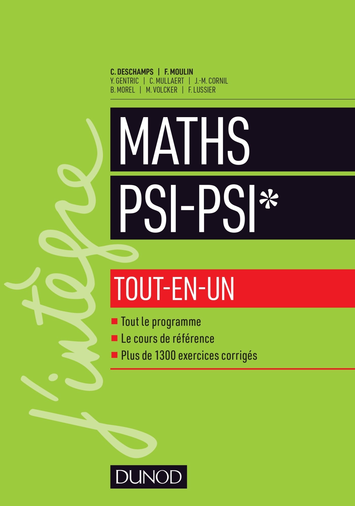 Mathématiques tout-en-un PSI / PSI* book