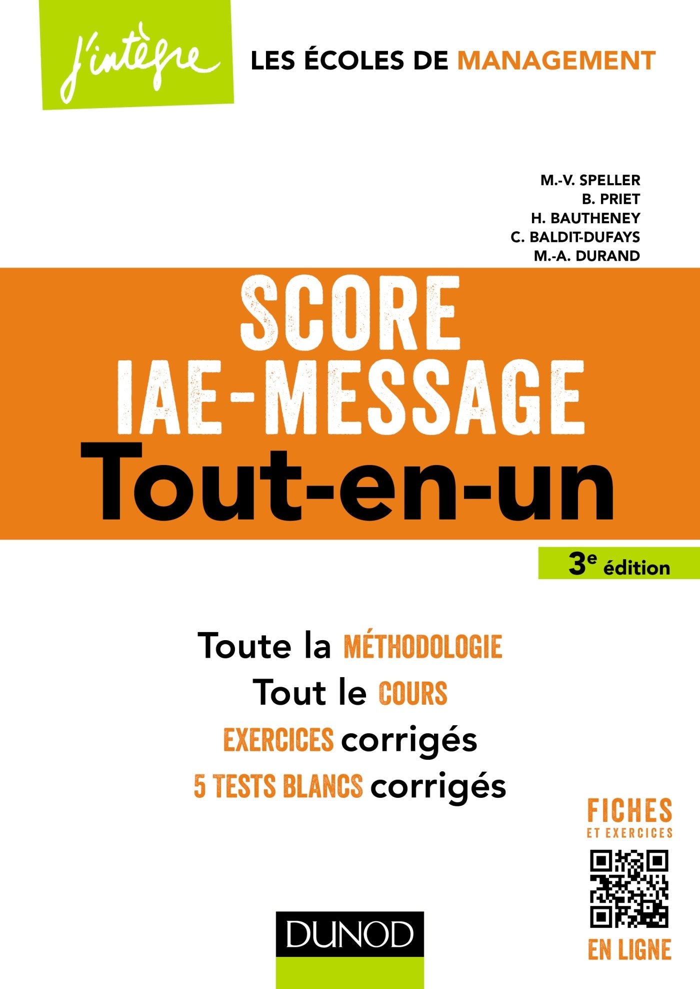 Score IAE-Message - 3e éd. - Tout-en-un: Tout-en-un Business, Finance & Career