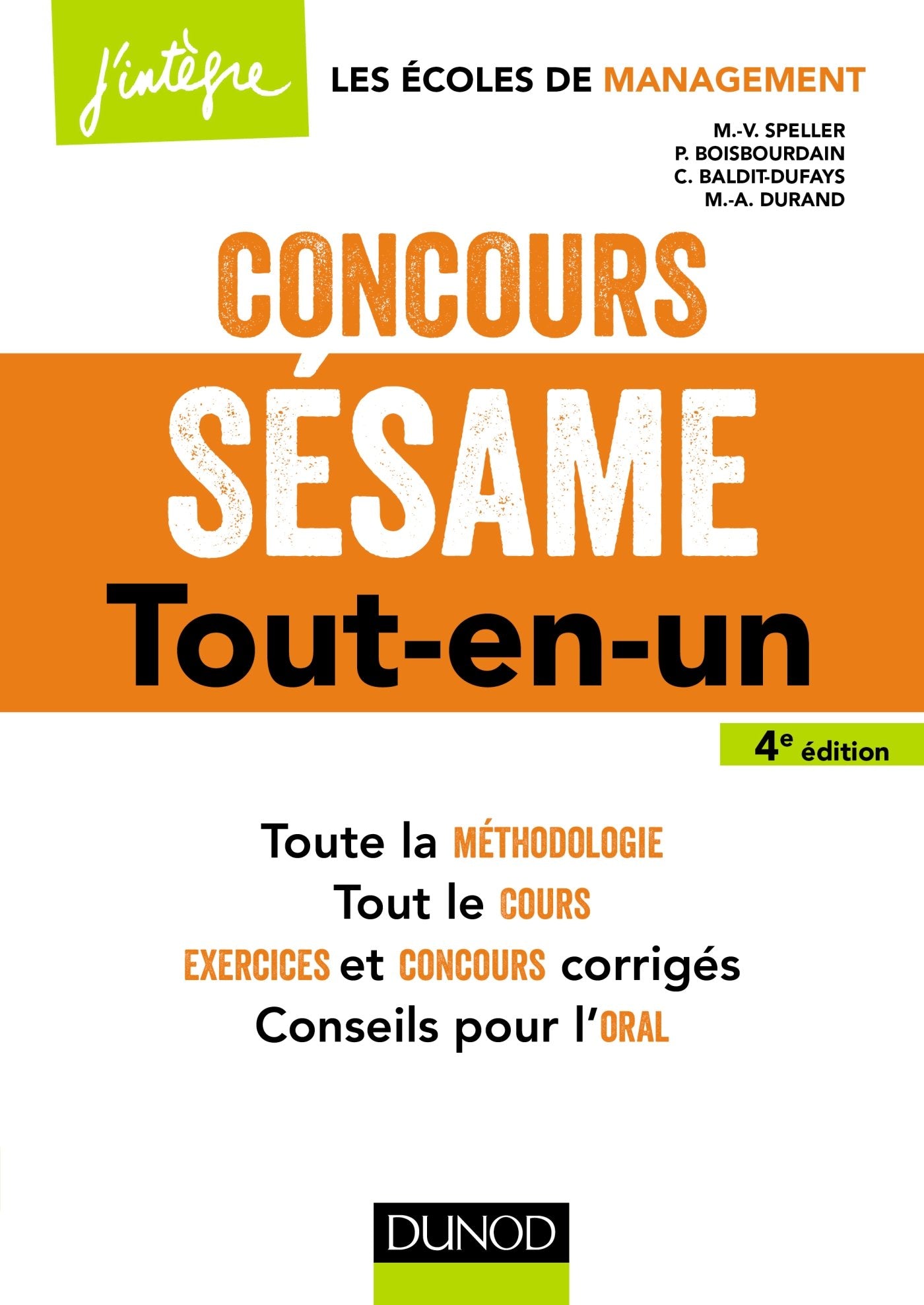 Concours Sésame - 4e éd. - Tout-en-un: Tout-en-un book