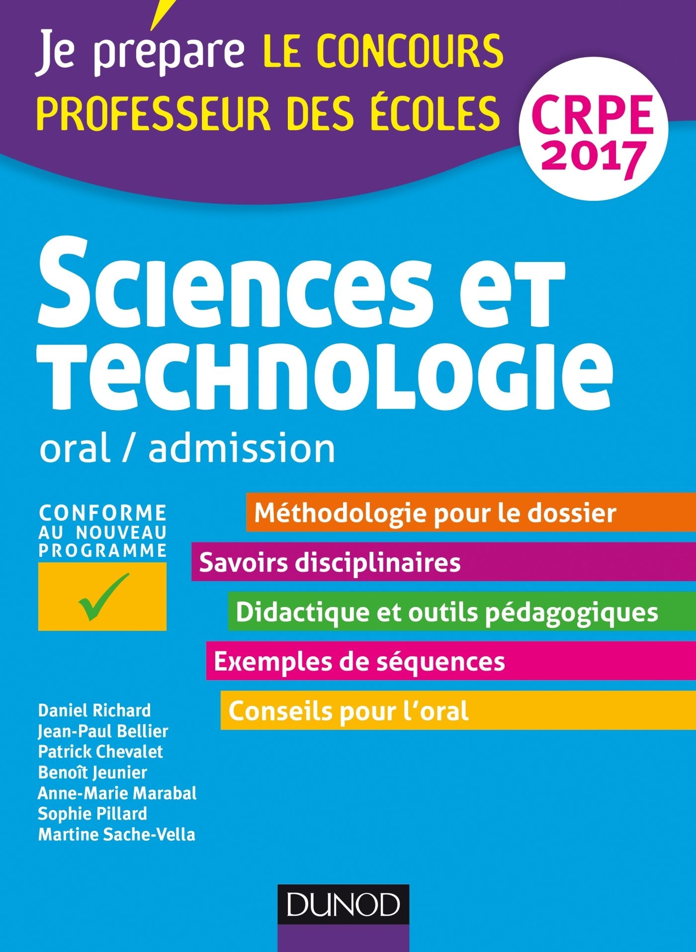 Sciences et technologie oral/admission: Professeur des écoles CRPE Books