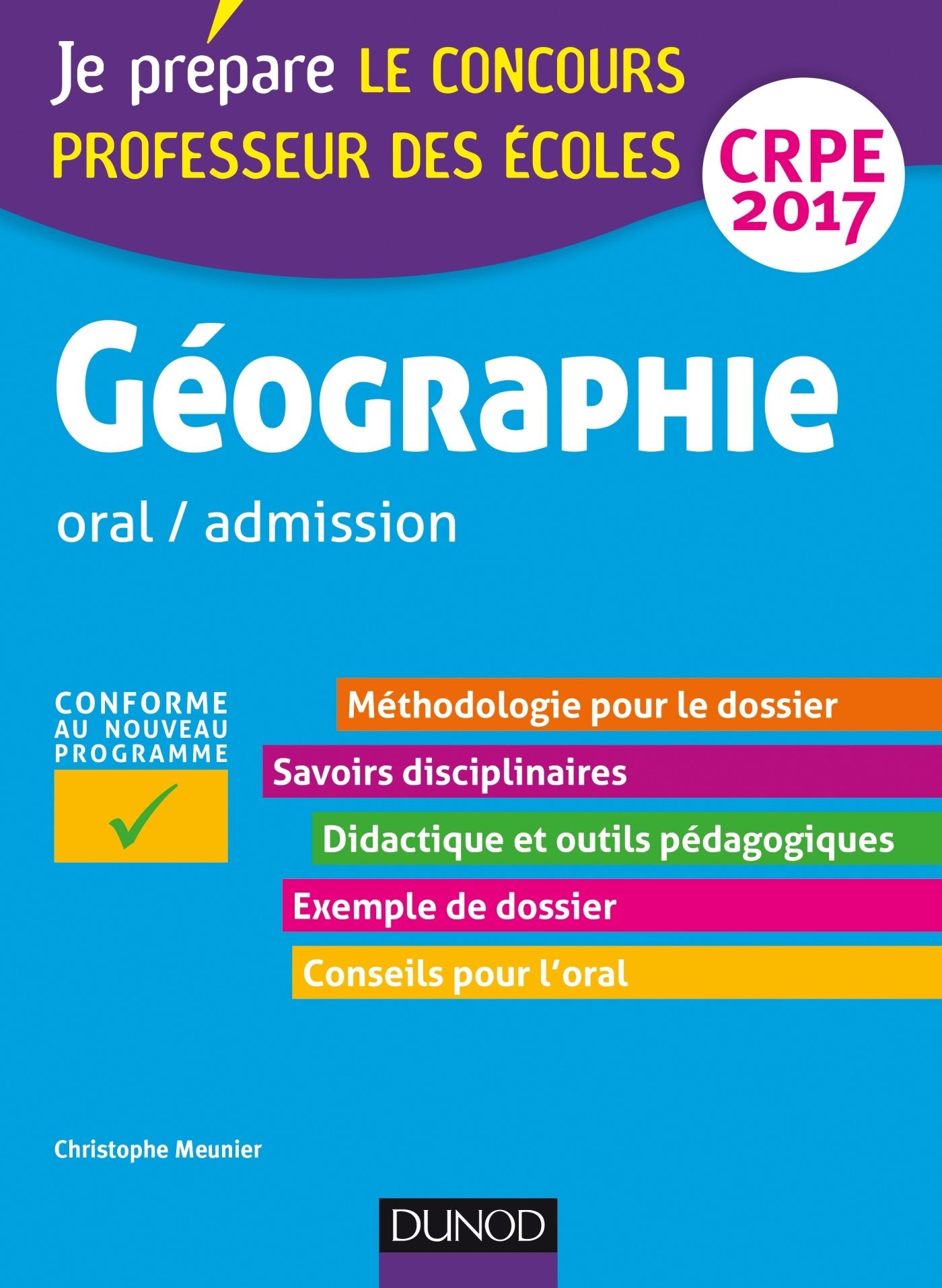 Géographie oral/admission: Professeur des écoles CRPE book