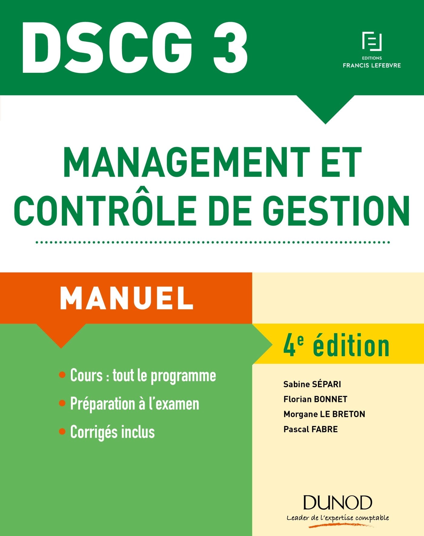 Management et contrôle de gestion DSCG 3: Manuel book