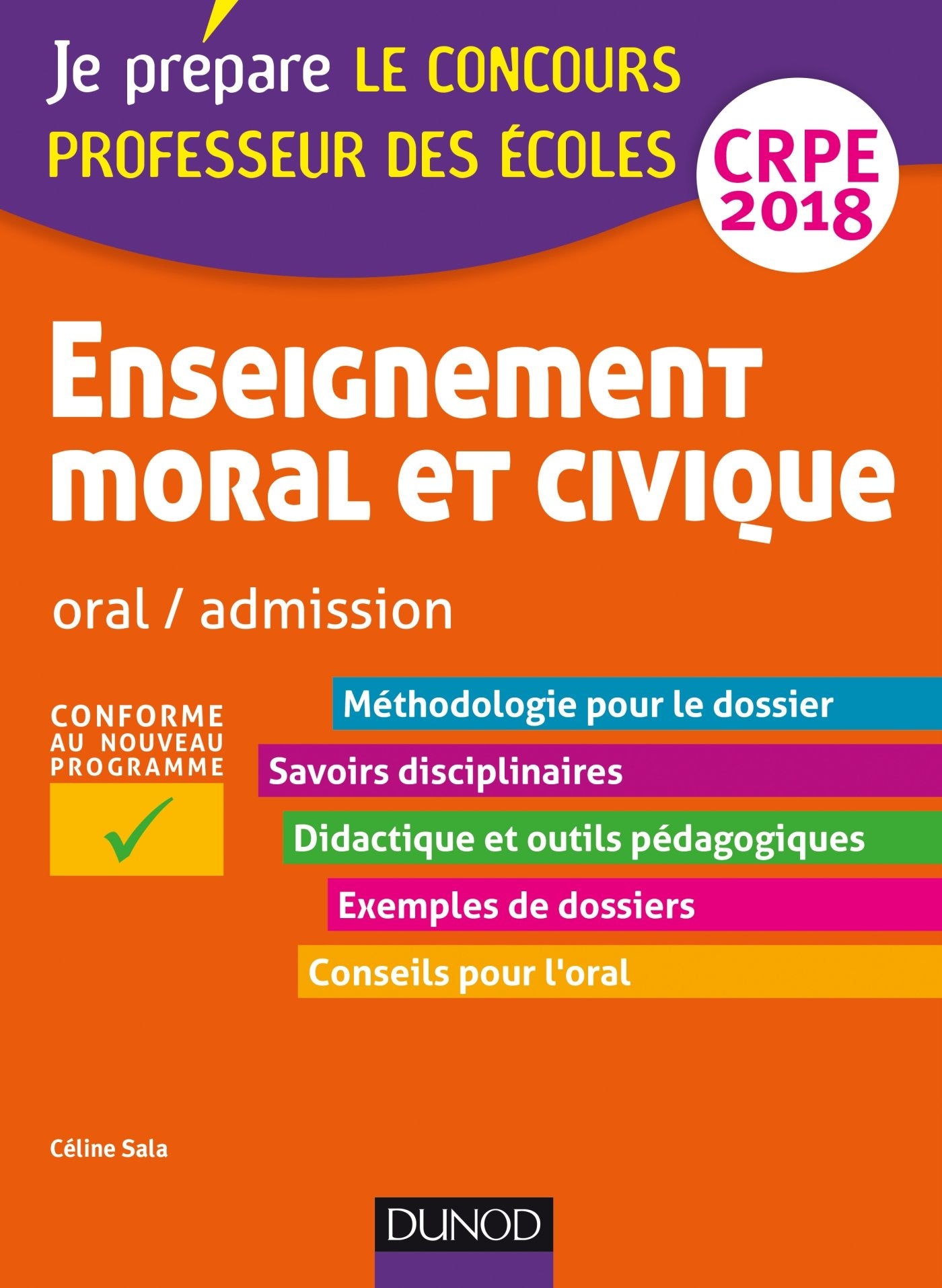 Enseignement moral et civique - Professeur des écoles - Oral, admission - CRPE 2018 (2018): Oral / Admission Professeur des écoles Books