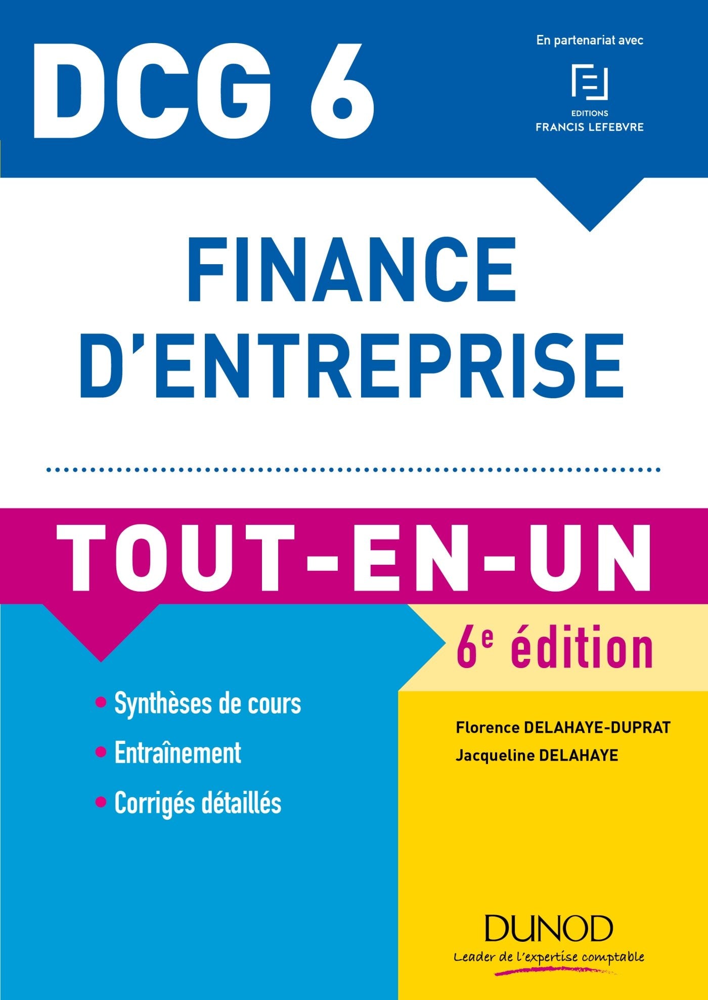 Finance d'entreprise DCG 6: Tout-en-un book