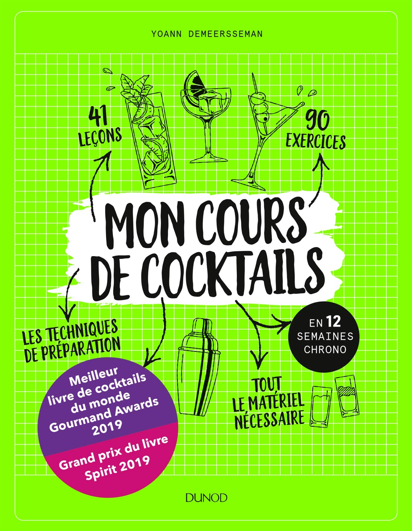Mon cours de cocktails - en 12 semaines chrono: en 12 semaines chrono book