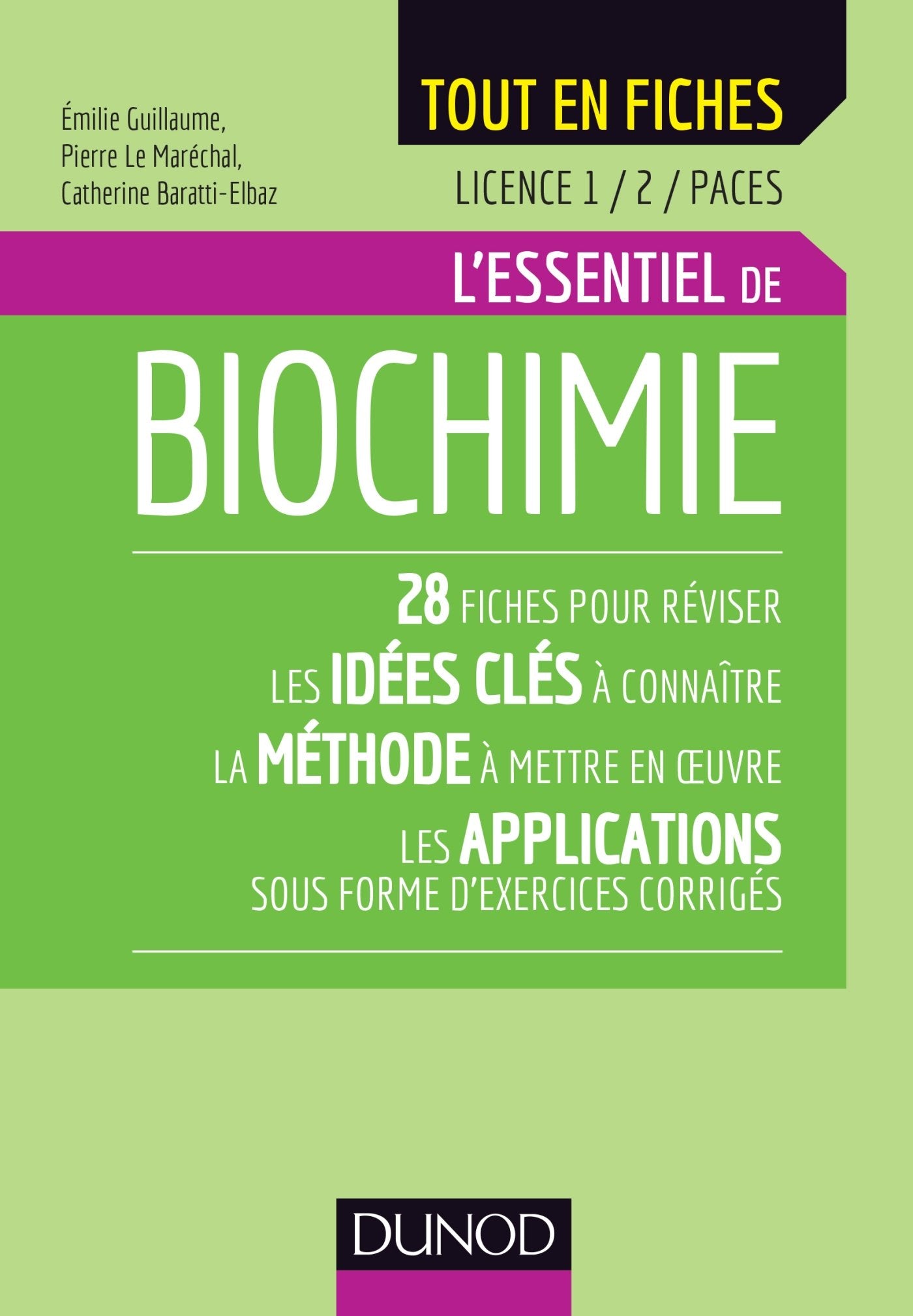 Biochimie - Licence 1 / 2 / PACES - L'essentiel: L'essentiel Natural Sciences