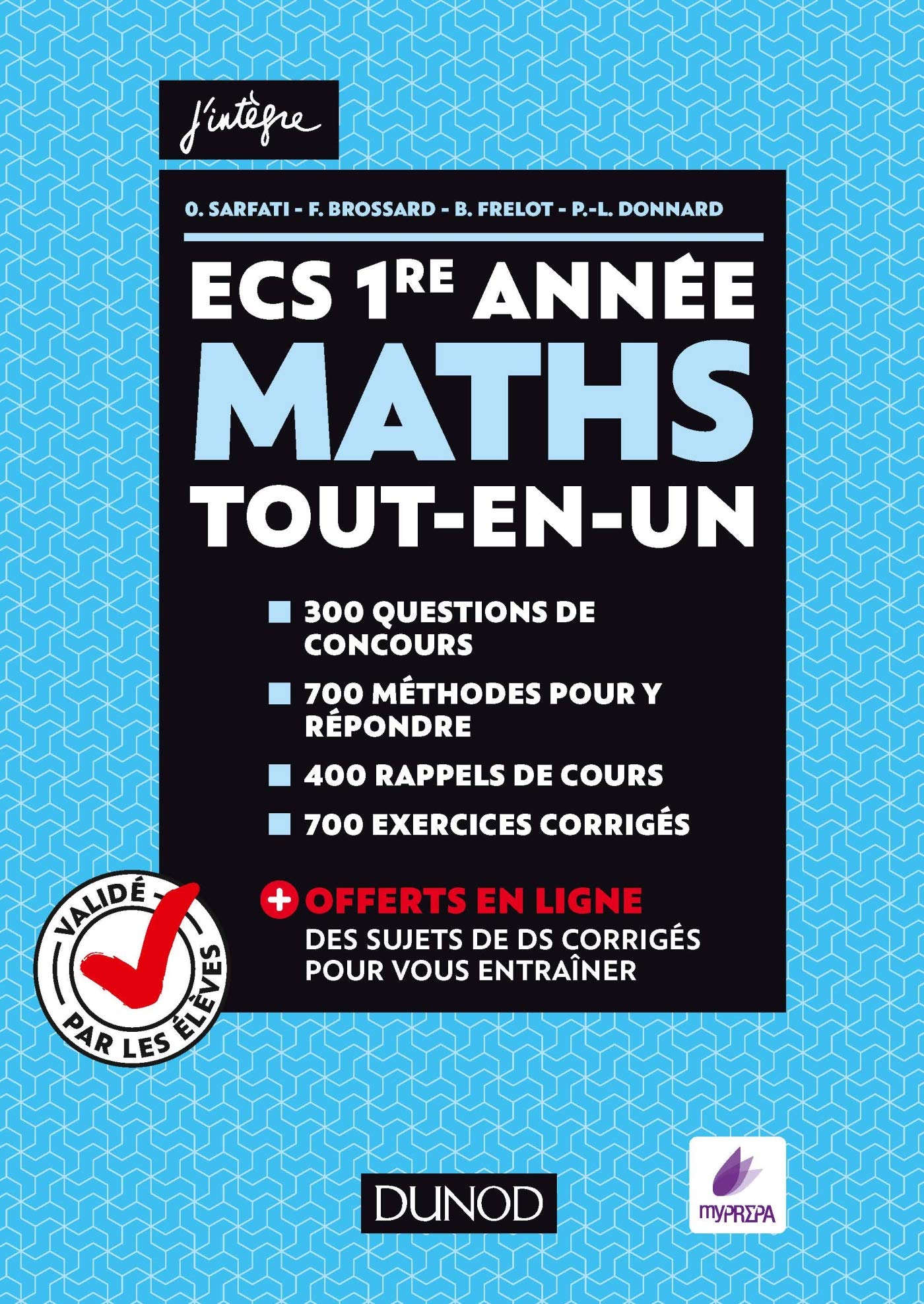 ECS 1re année - Maths - Tout-en-un - Validé par les élèves: Validé par les élèves book