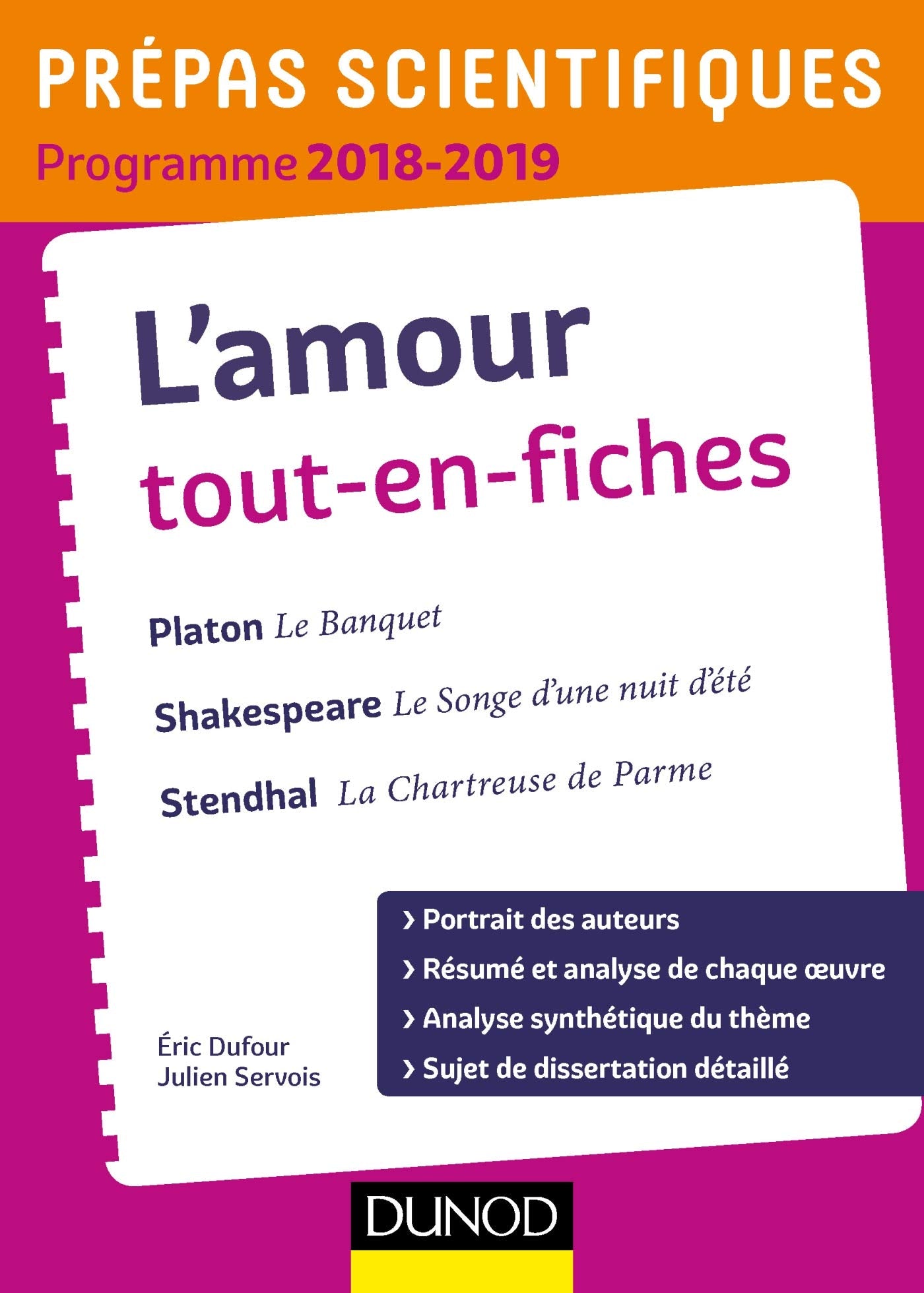 L'amour Tout-en-fiches - Prépas scientifiques 2018-2019 (2018-2019) book