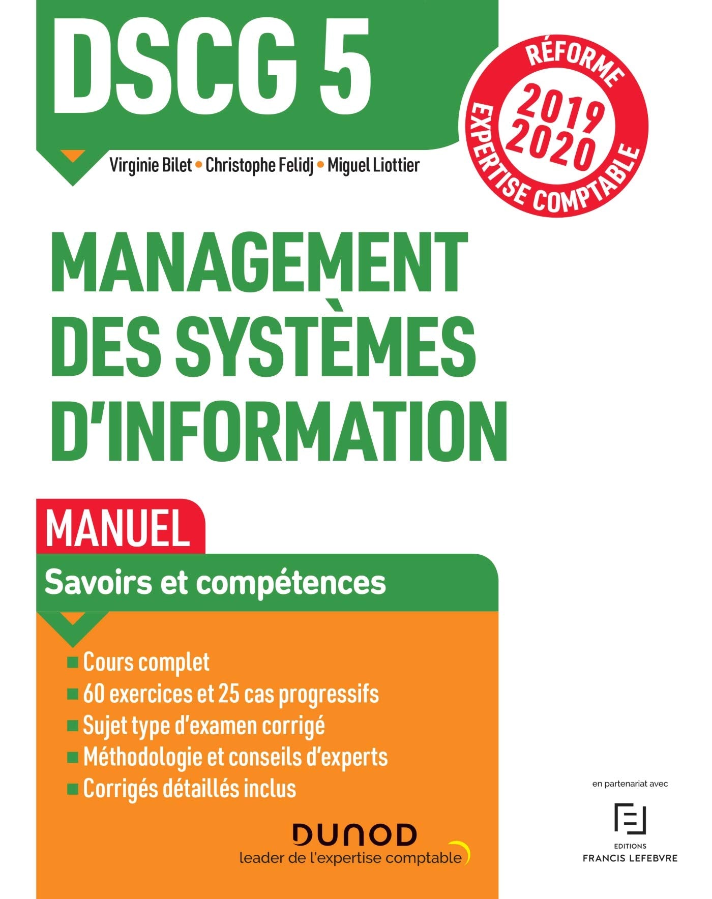 DSCG 5 Management des systèmes d'information - Manuel - Réforme 2019/2020: Réforme Expertise comptable 2019-2020 (2019-2020) Business, Finance & Career