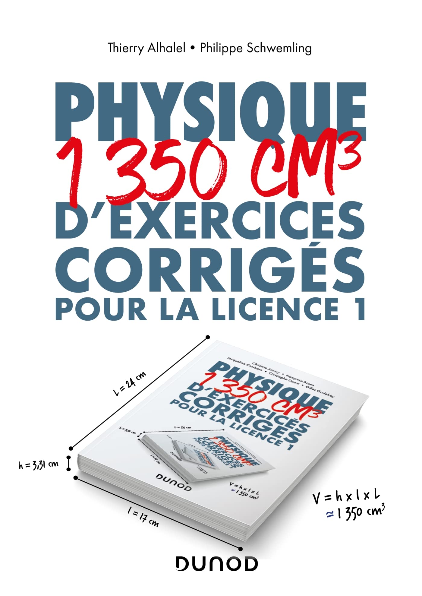 Physique - 1350 cm3 d'exercices corrigés pour la Licence 1 Natural Sciences