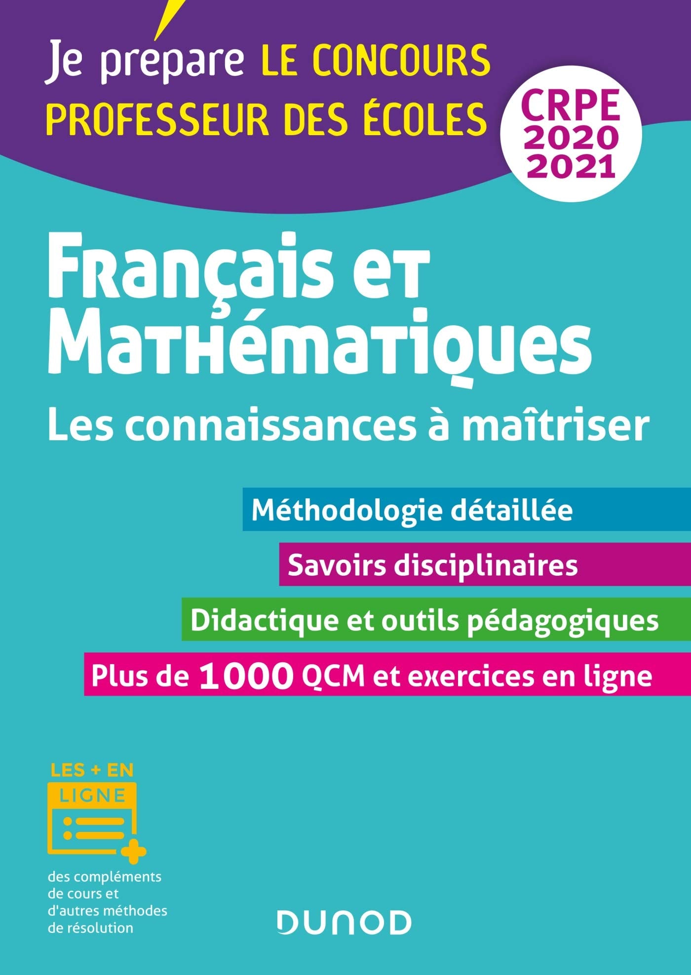 Français et Mathématiques - Les connaissances à maîtriser - CRPE 2020-2021 (2020-2021) Books