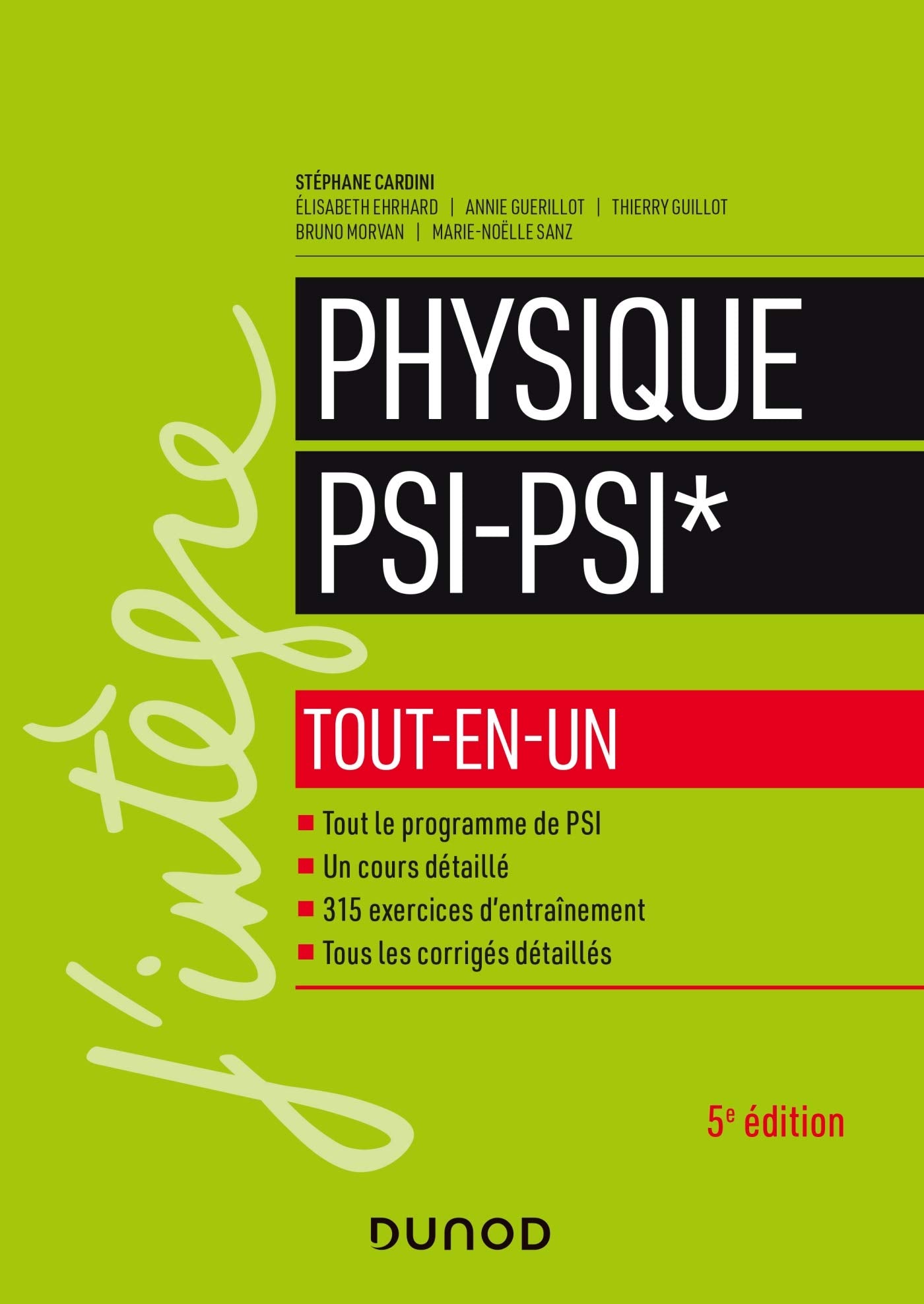 Physique tout-en-un PSI-PSI* - 5e éd. Natural Sciences