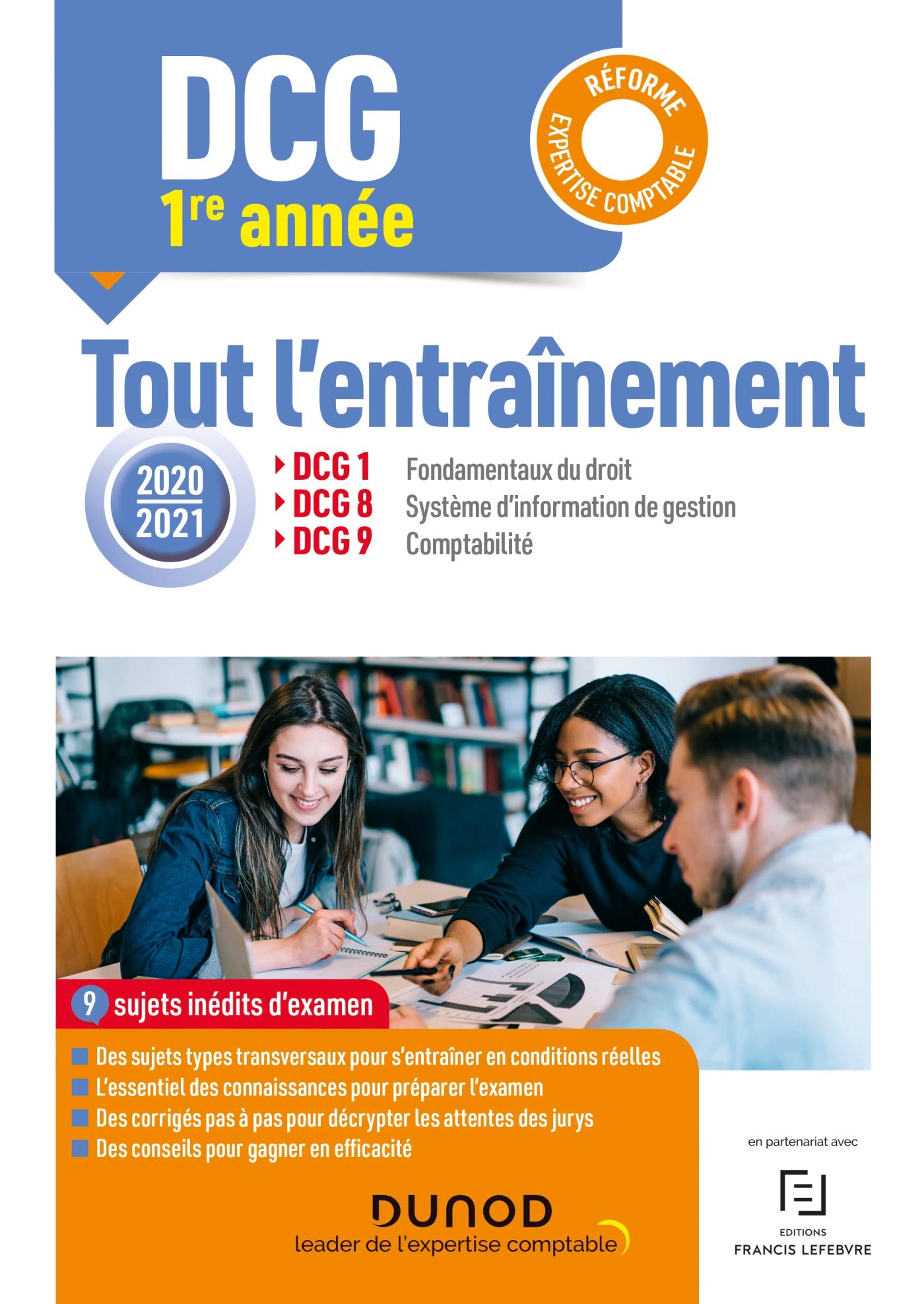 Année 1 : DCG 1-8-9 - Tout l'entraînement 2020-2021: Réforme Expertise comptable (2020-2021) Business, Finance & Career