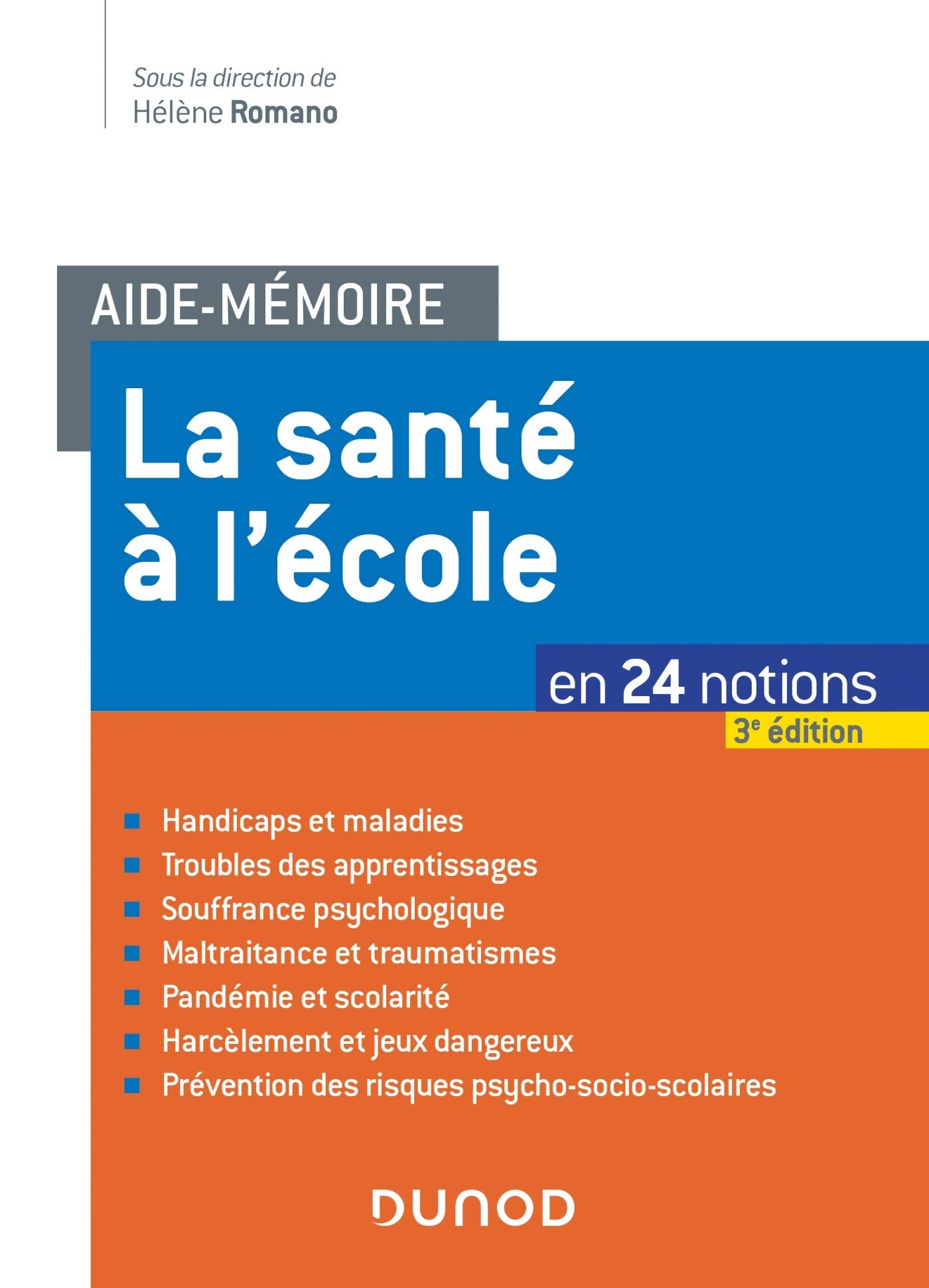 Aide-mémoire - La santé à l'école - 3e éd. - en 24 notions: en 24 notions book