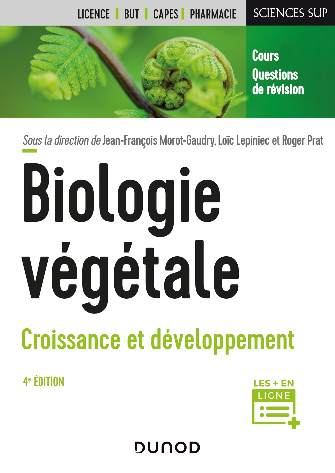 Biologie végétale : Croissance et développement - 4e éd. book