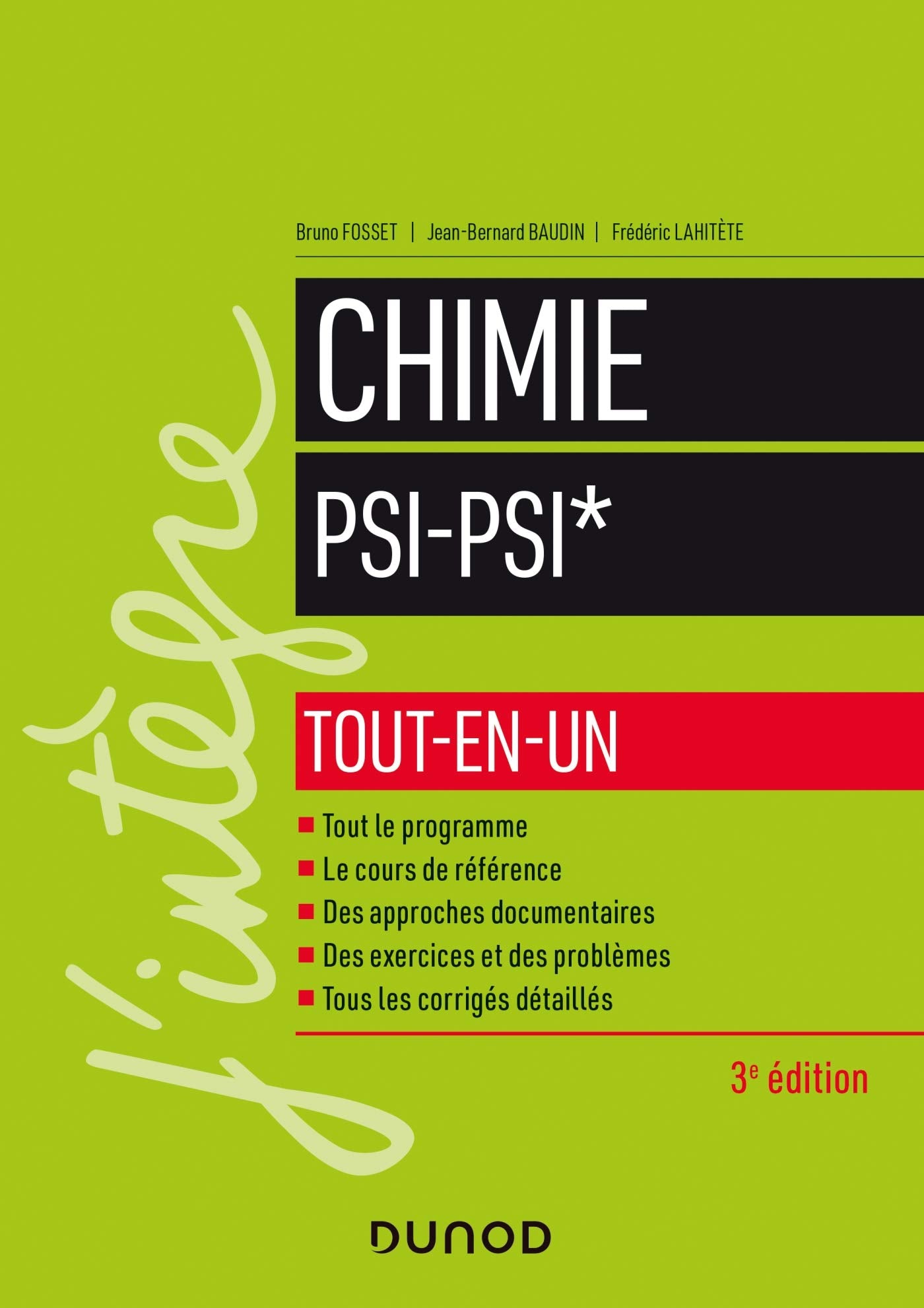 Chimie tout-en-un PSI-PSI* - 3e éd. book