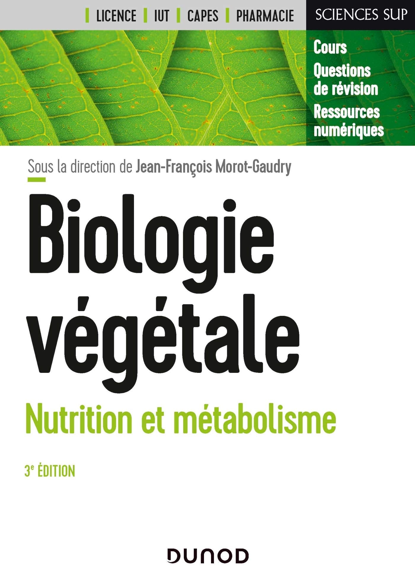 Biologie végétale : Nutrition et métabolisme - 3e éd. book