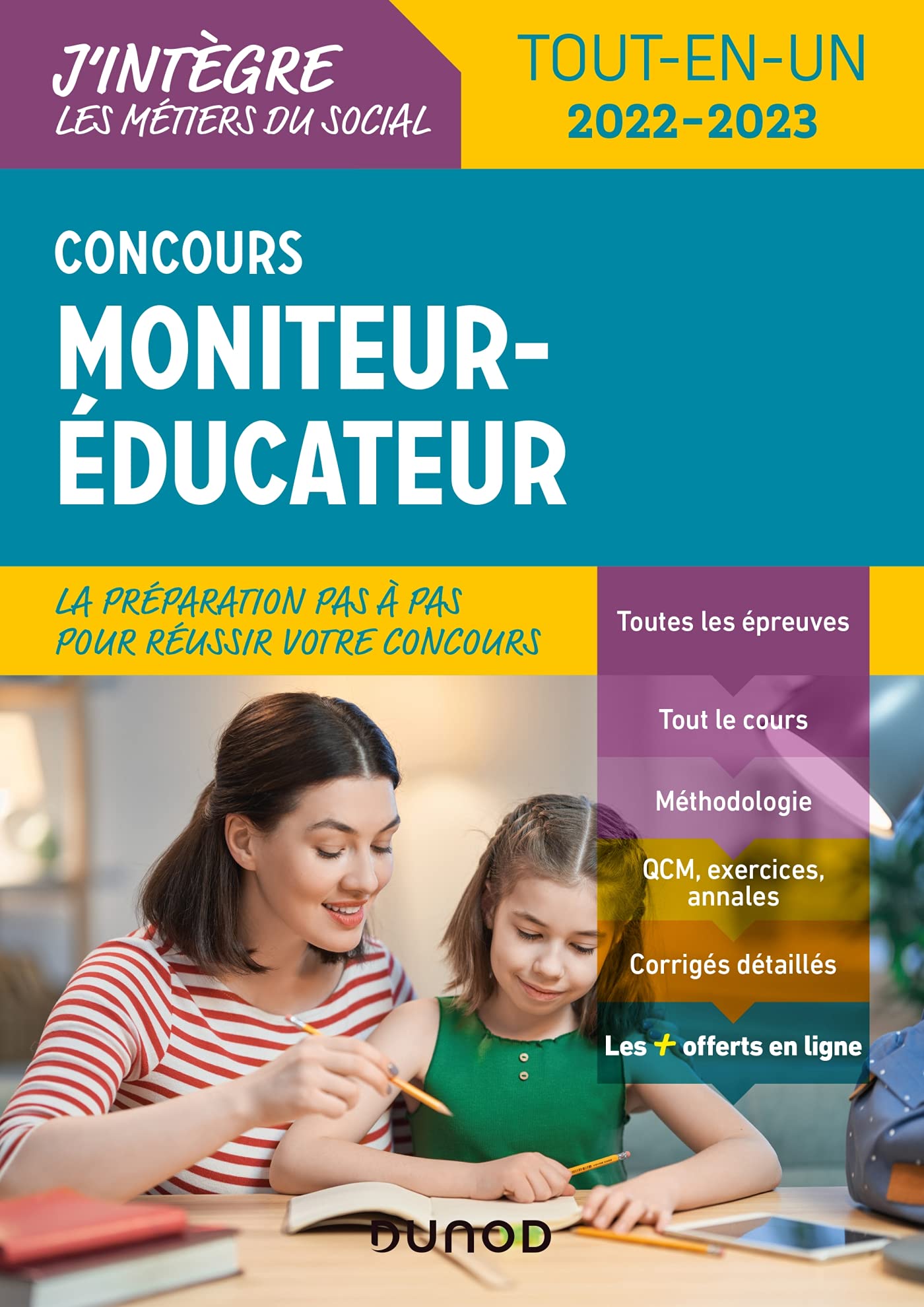 Concours Moniteur éducateur - 2022-2023 - Tout-en-un book