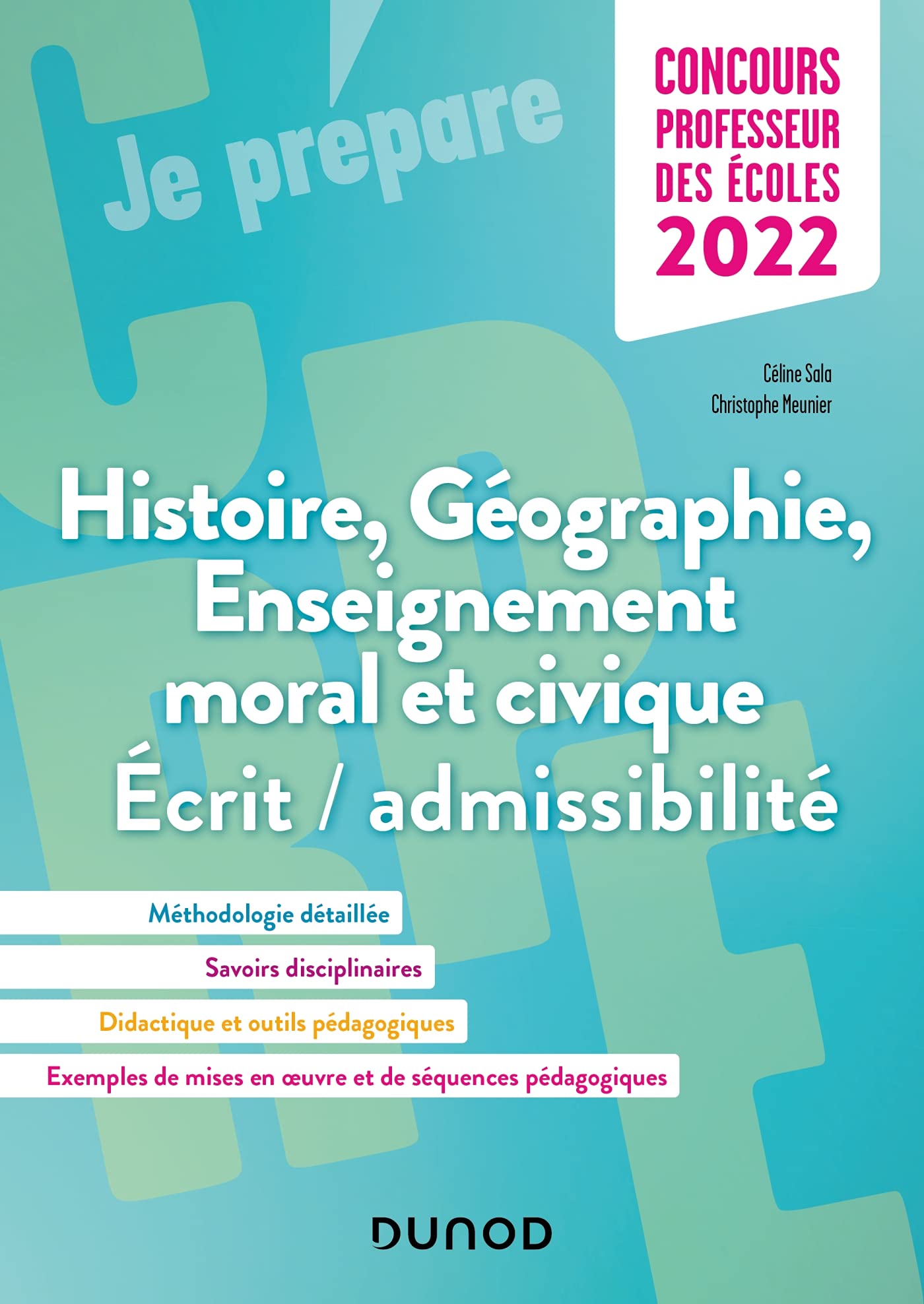 Concours Professeur des écoles - Histoire Géographie EMC - Ecrit/admissibilité - CRPE 2022 book