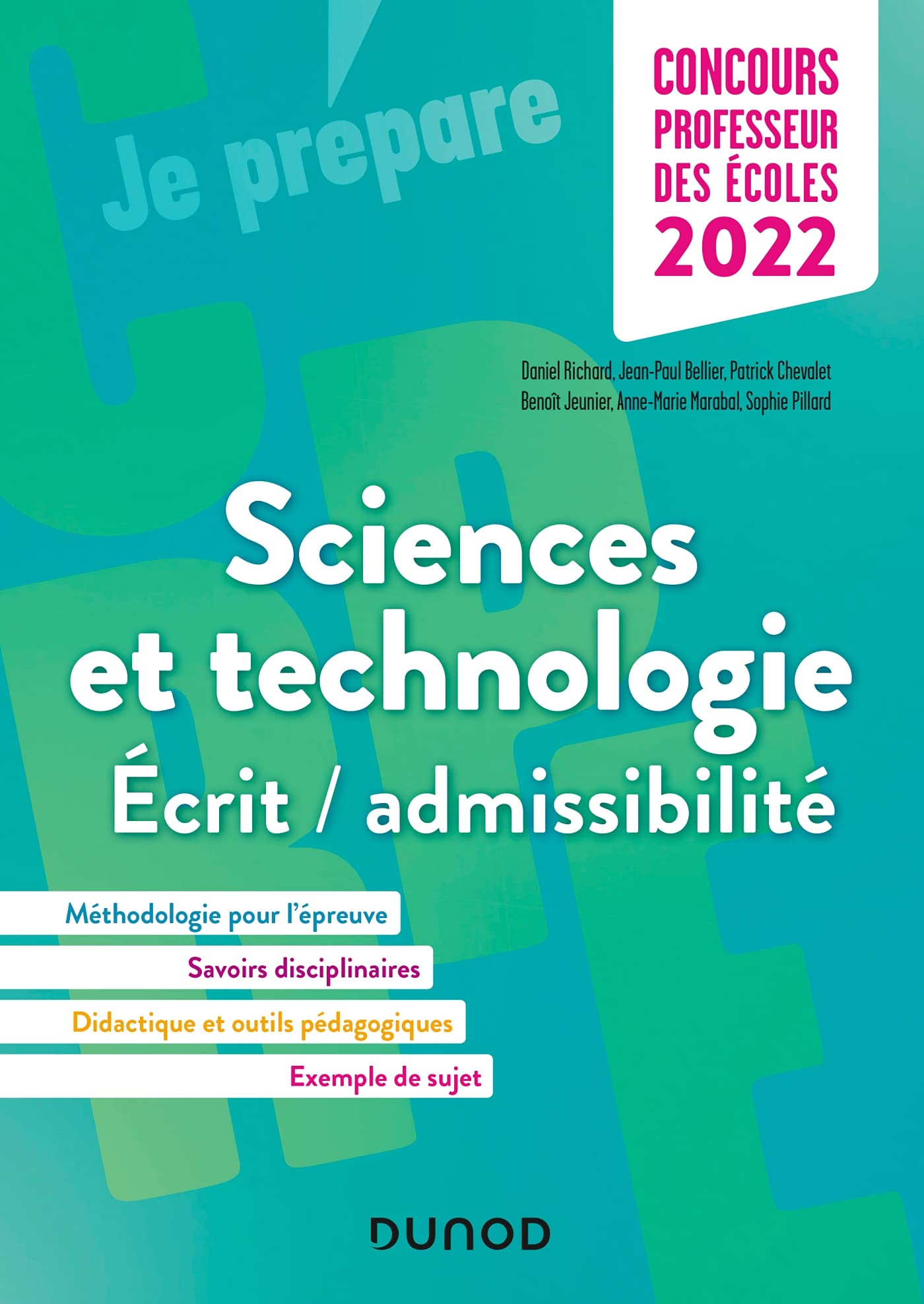 Concours Professeur des écoles 2022 - Sciences et technologie - Ecrit/admissibilité: Ecrit/admissibilité (2022) book