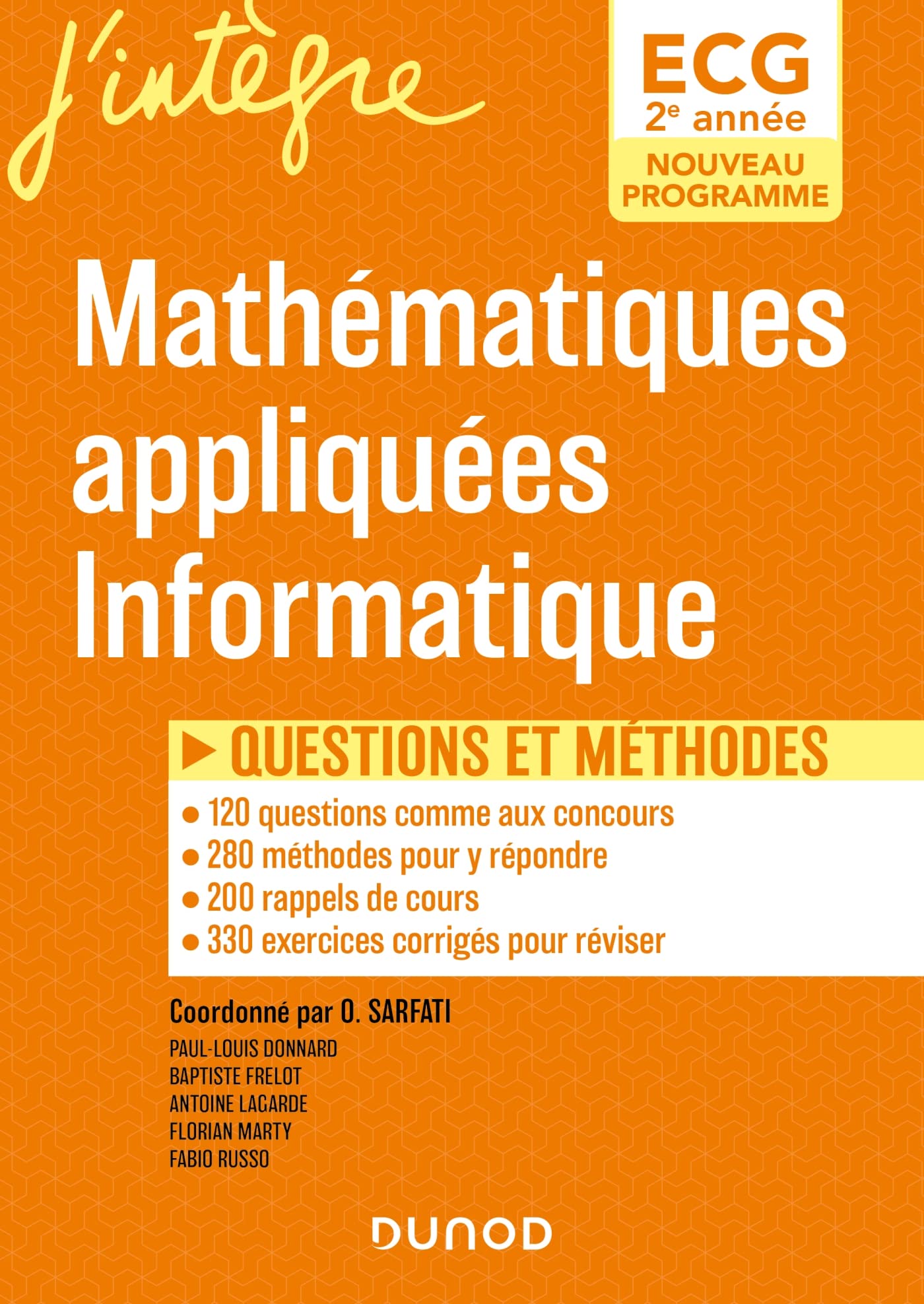 ECG 2 - Mathématiques appliquées, informatique: Questions et méthodes book