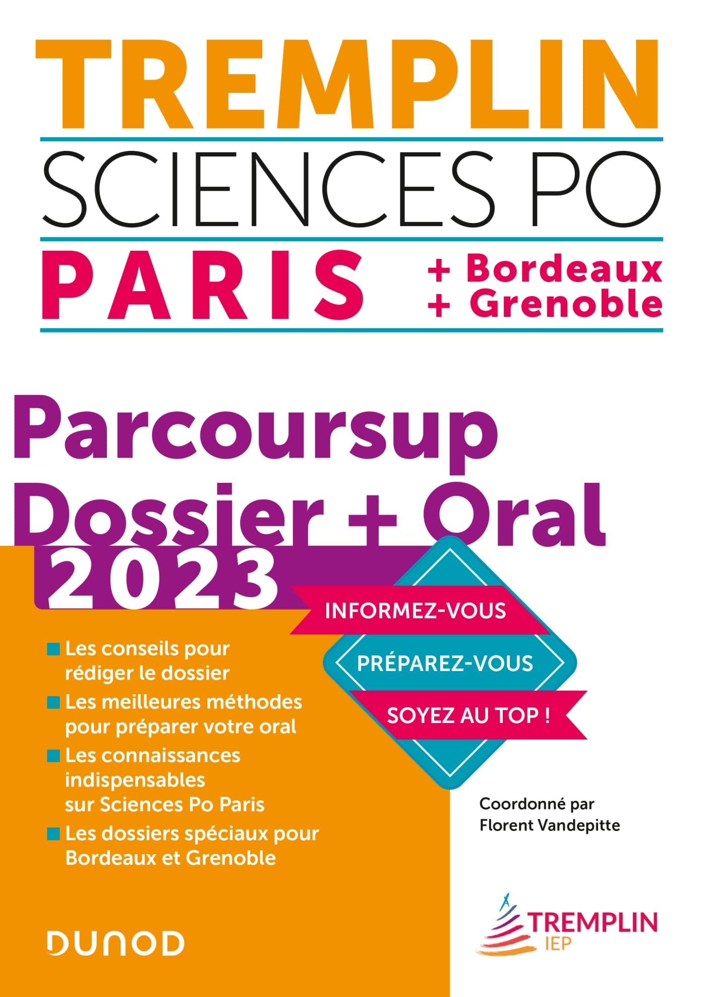 Tremplin Sciences Po Paris, Bordeaux, Grenoble 2023: Dossier Parcoursup + Oral (2023) book