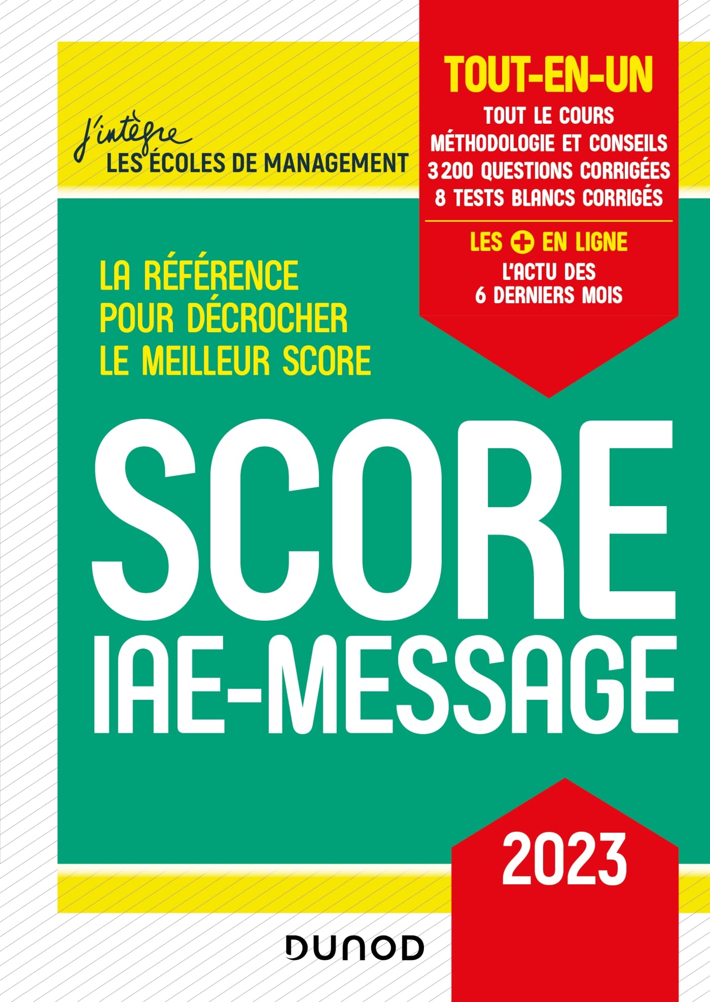 Score IAE-Message - 2023 - Tout-en-un: Tout-en-un (2023) book
