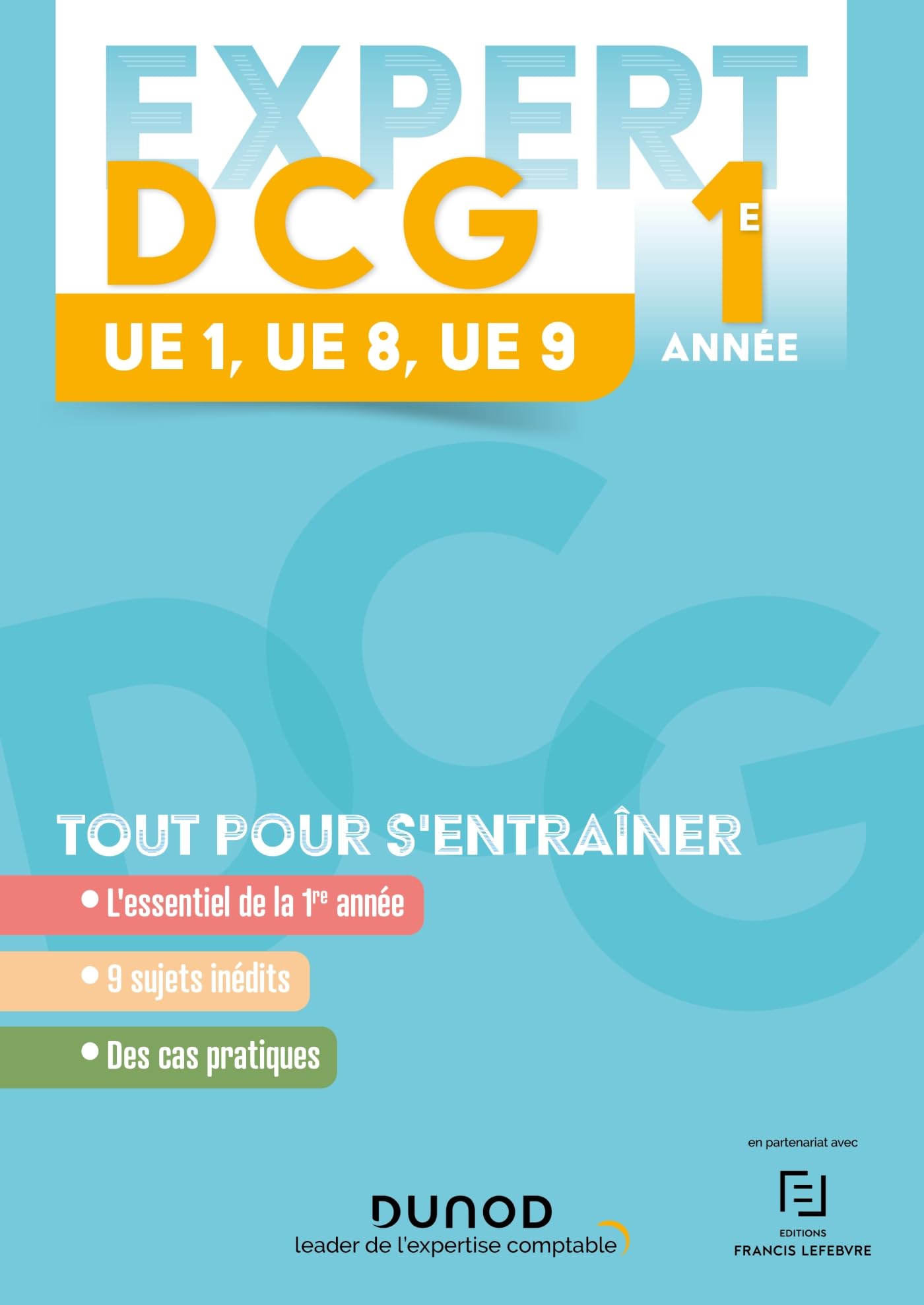 Expert DCG Année 1 : 1-8-9 - 2023-2024: Tout pour s'entraîner Business, Finance & Career