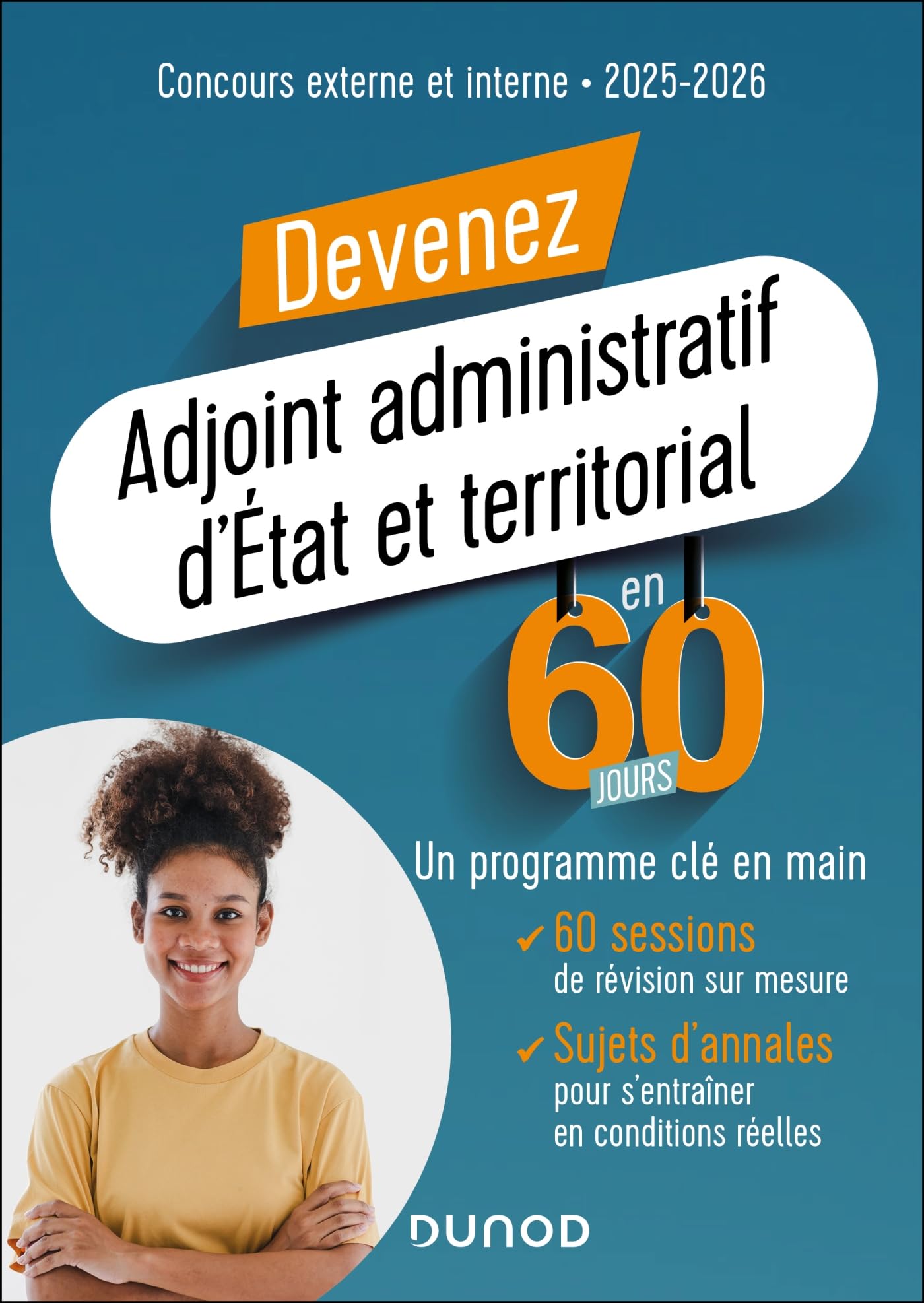 Devenez Adjoint administratif d'État et territorial en 60 jours: Concours 2025-2026 book