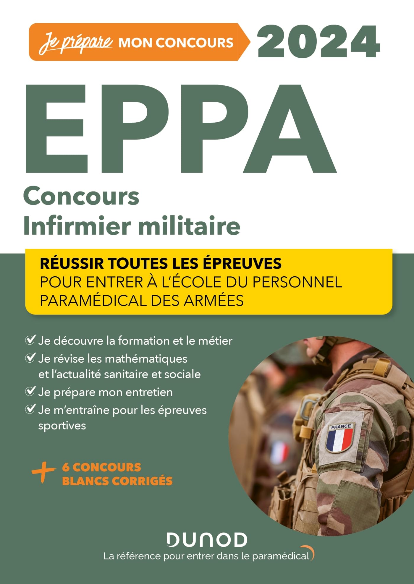 EPPA 2024 - Concours Infirmier militaire - Réussir toutes les épreuves book