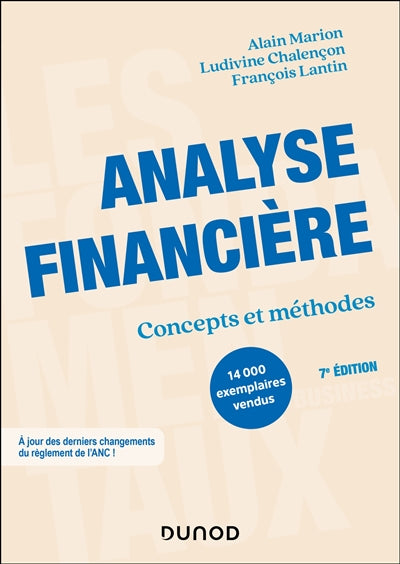 Product Image: Analyse financière : concepts et méthodes