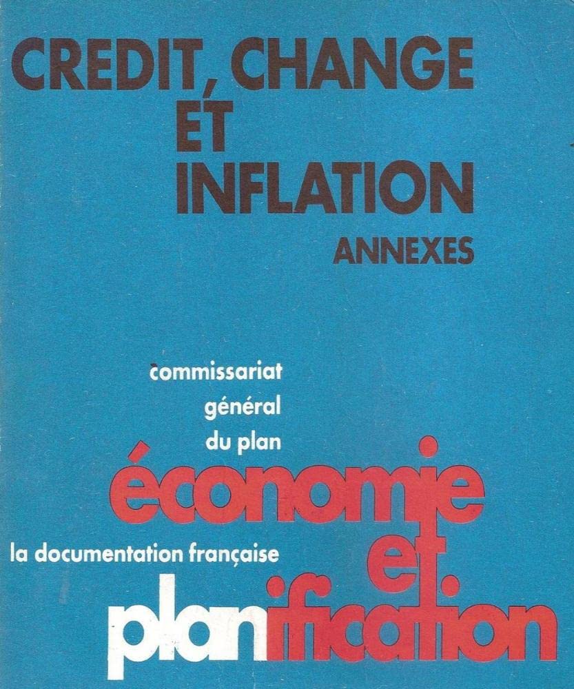 Crédit, change et inflation book