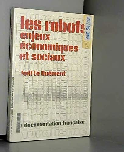 Les robots enjeux économiques et sociaux Books