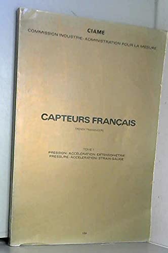 Capteurs français book