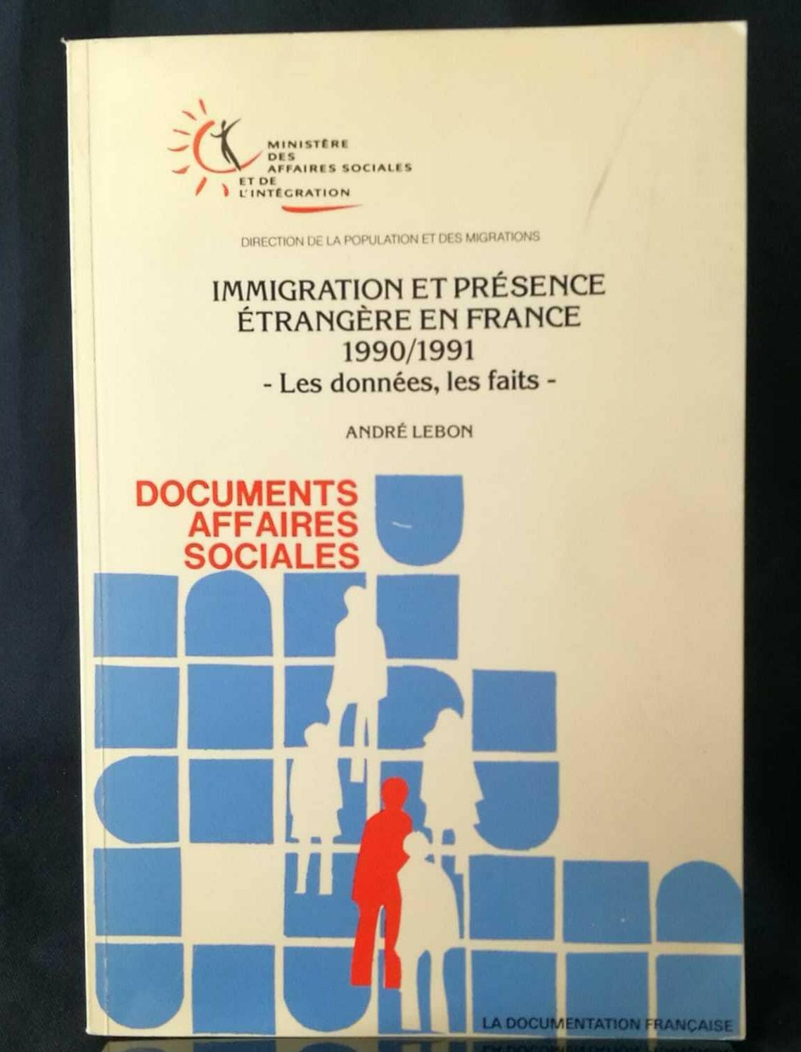 Immigration et presence étrangère en France 1990 1991 (Affair.Sociales) Books