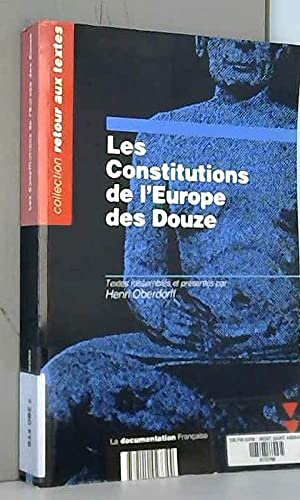 Constitutions europe des douze 022796 Books