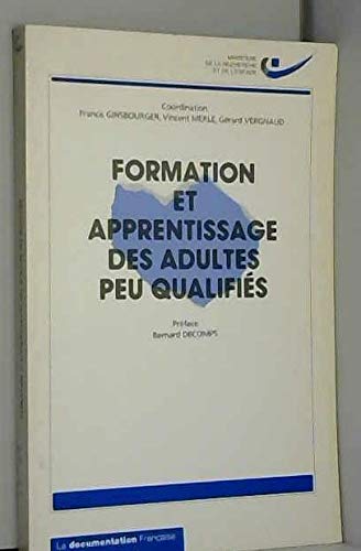 Formation et apprentissage des adultes peu qualifiés : actes book