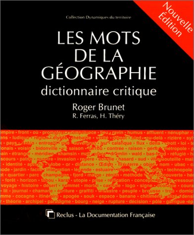 Les mots de la geographie Books