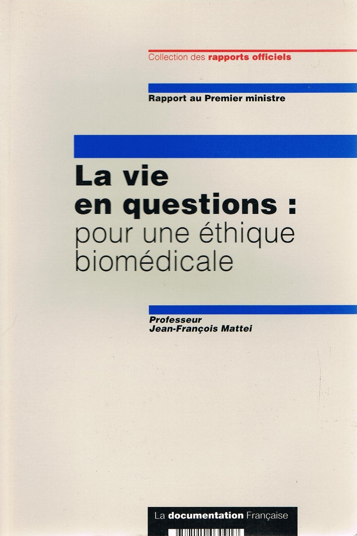 La vie en questions, pour une éthique biomédicale book