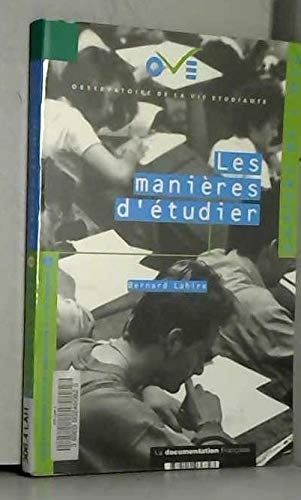Les manières d'étudier : enquête 1994 Books