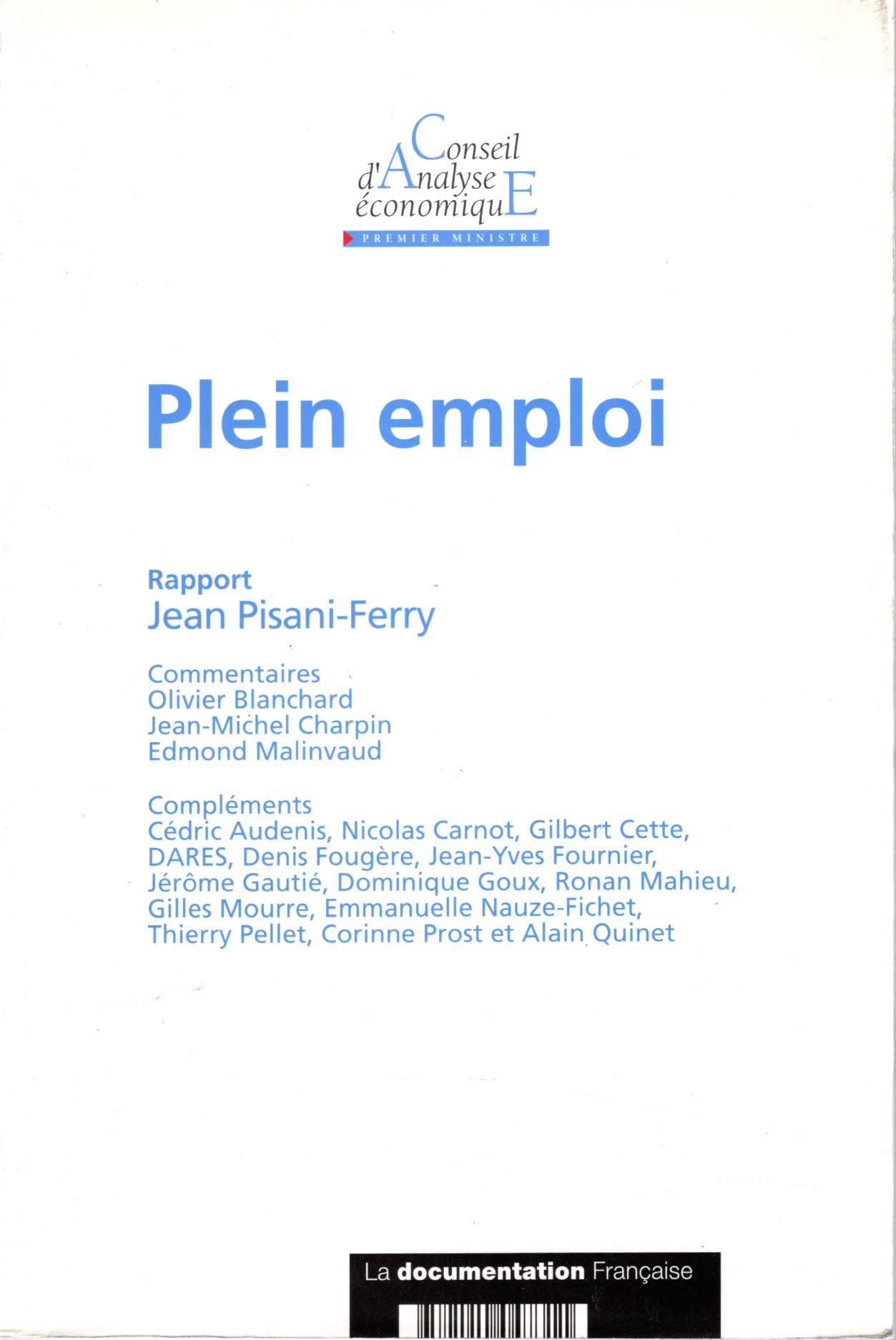 Plein emploi book