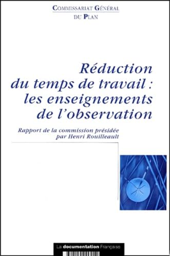 Réduction du temps de travail : les enseignements de l'observation book