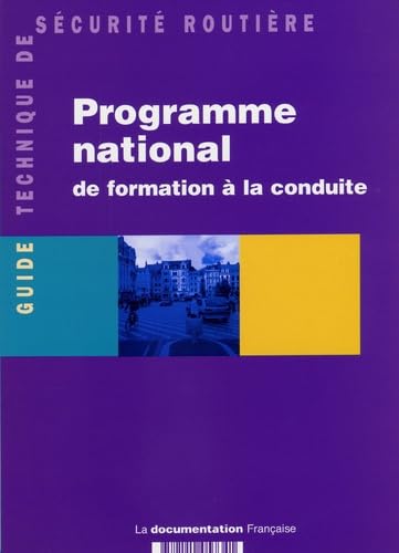 Programme national de formation à la conduite book