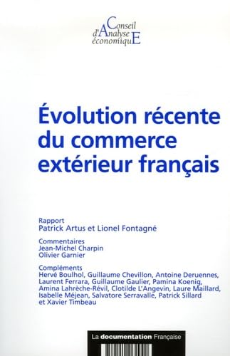 Evolution récente du commerce extérieur français book