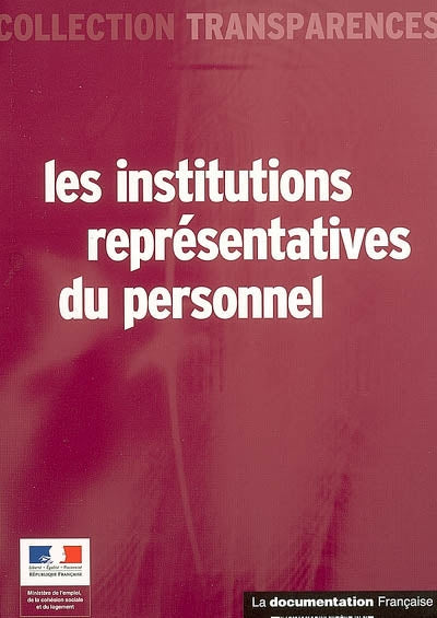 Product Image: Les institutions représentatives du personnel